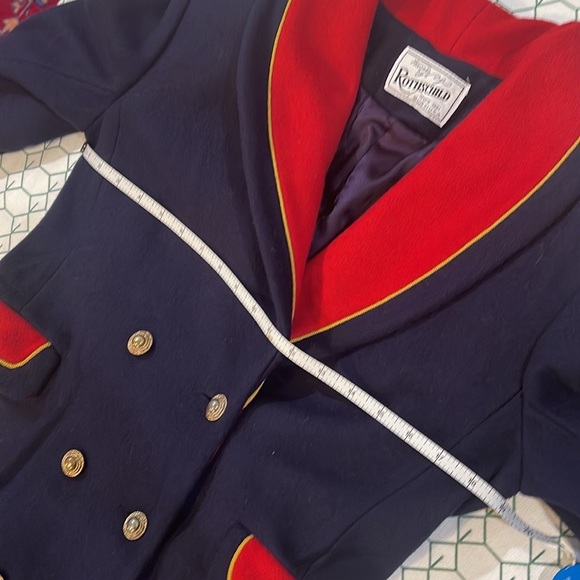 Rothschild military style wool coat, size S. - Picture 8 of 15